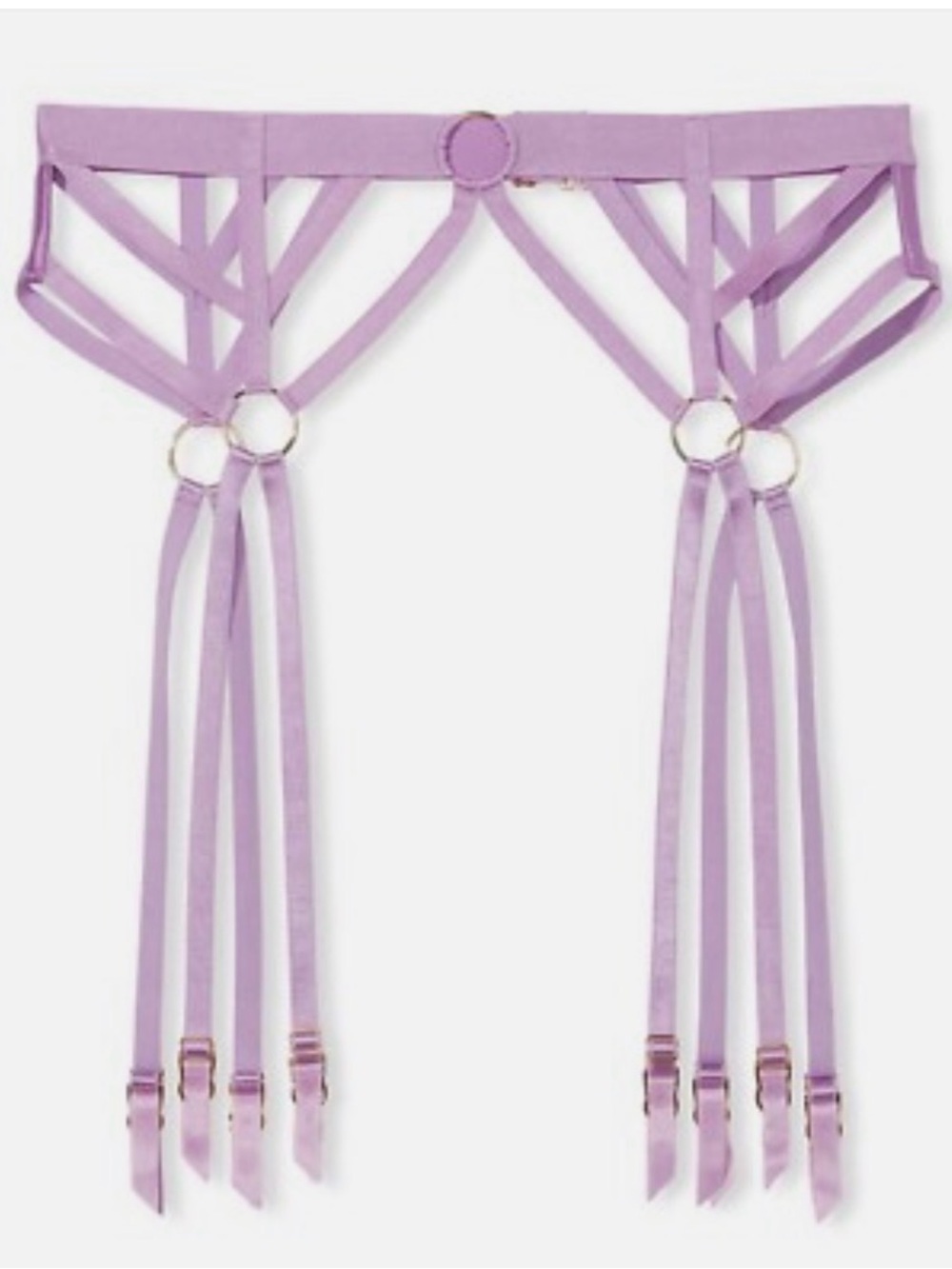 Victoria's Secret Lilac Strappy Cage Garter